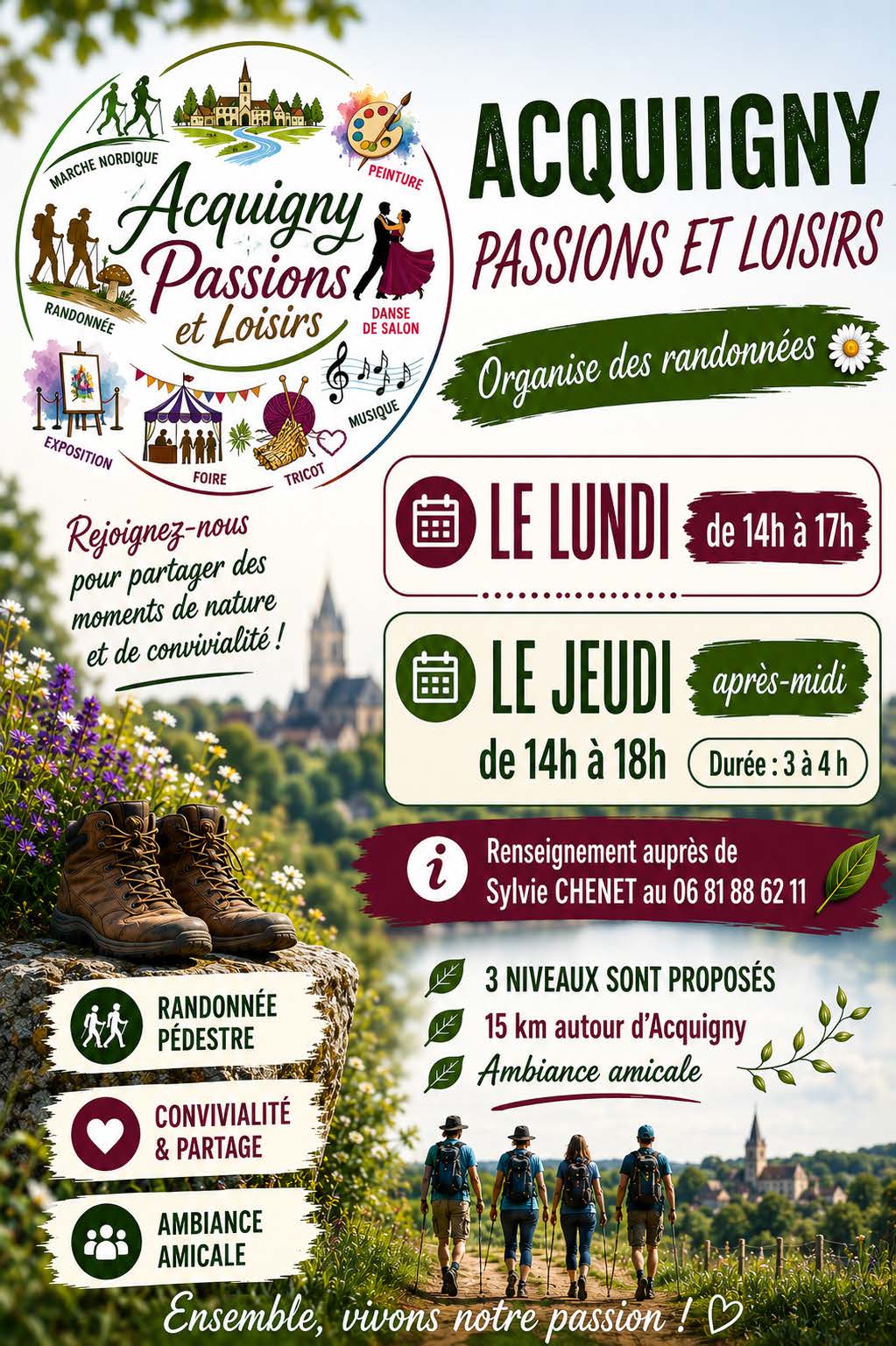 RANDO 3 NIVEAUX ACQUIGNY 